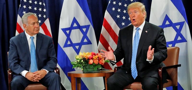 Trump endorses a separate Palestinian state 
