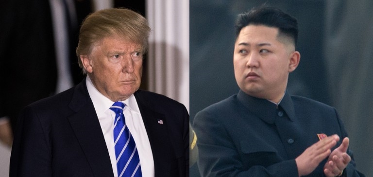 Trump aggressive on N. Korea