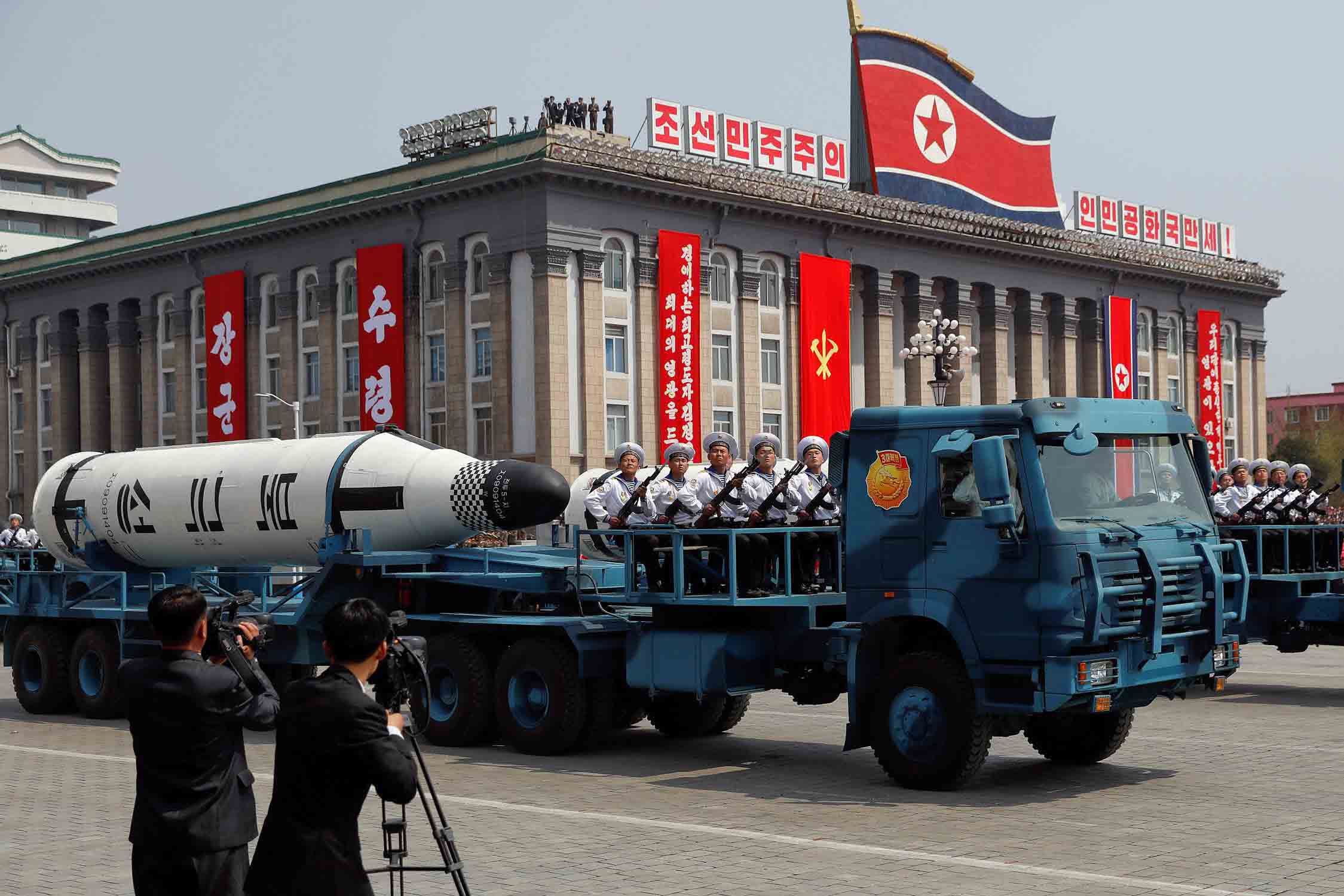 North Korea goes ballistic again