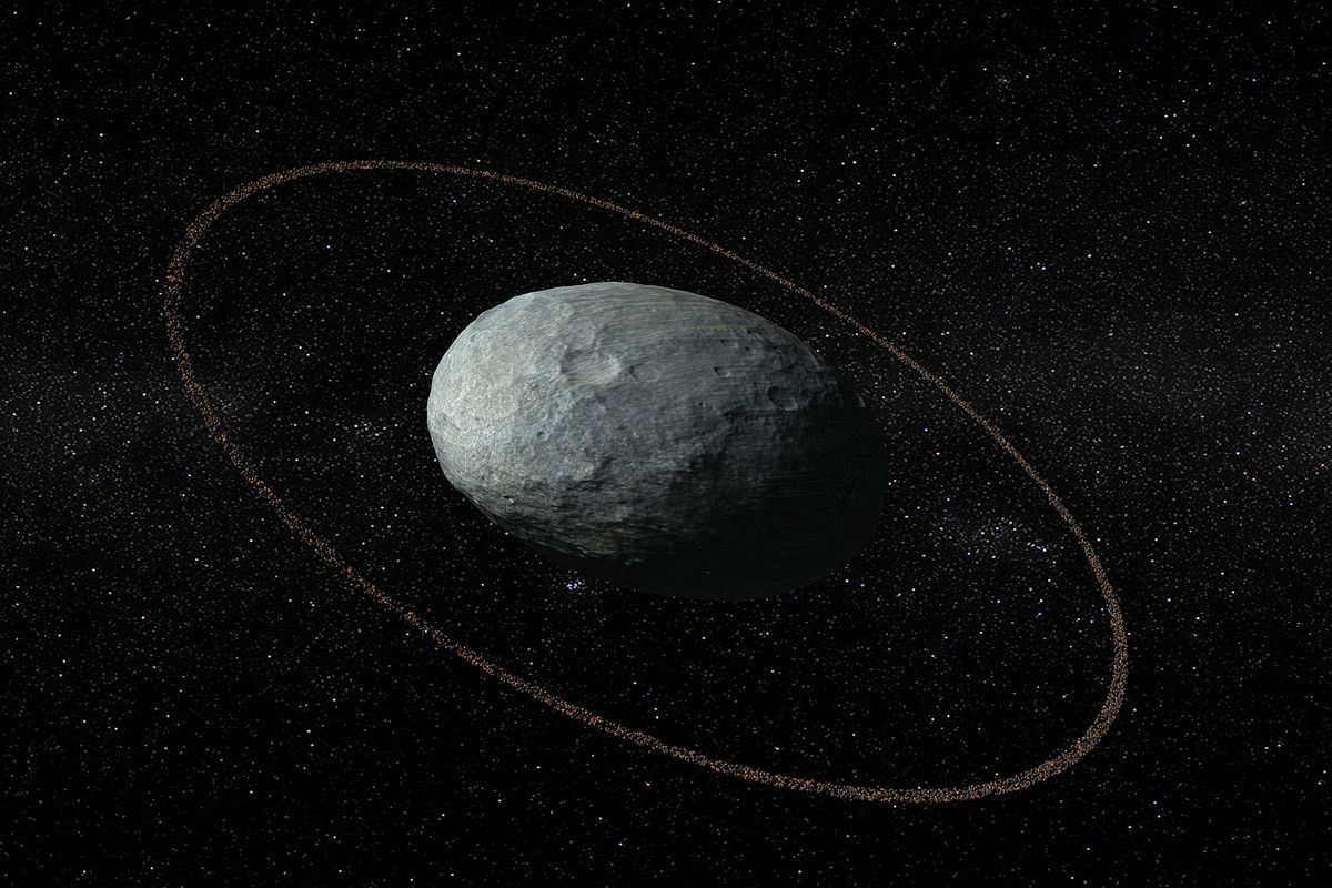 Ring around Haumea