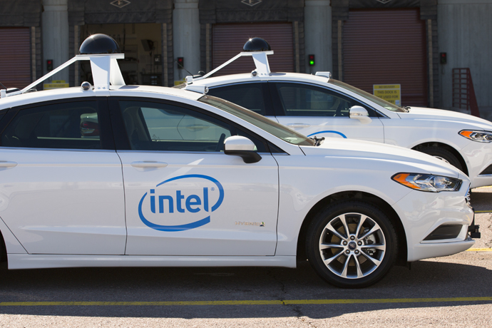 Intel's self-driving cars