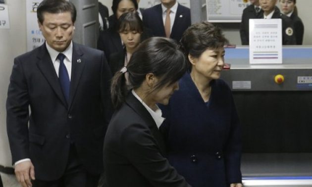 Park Geun-hye aressted