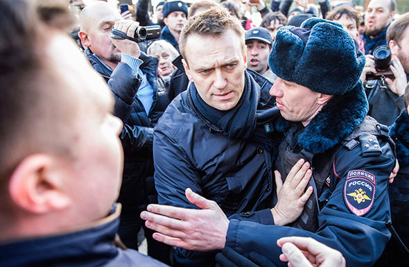 Russian Opposition Leader Arrested 