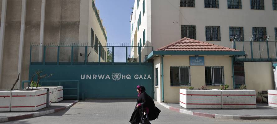 US aid to UNRWA stopped.