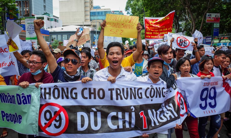 Anti-Chinese protesters take to Vietnam’s streets