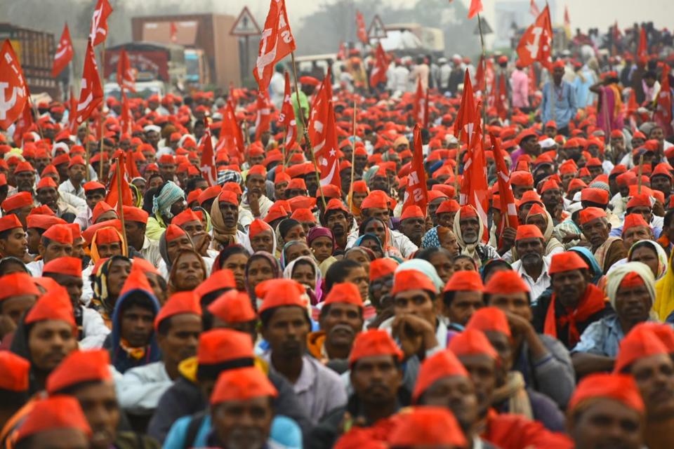 Maharashtra’s farmers protest
