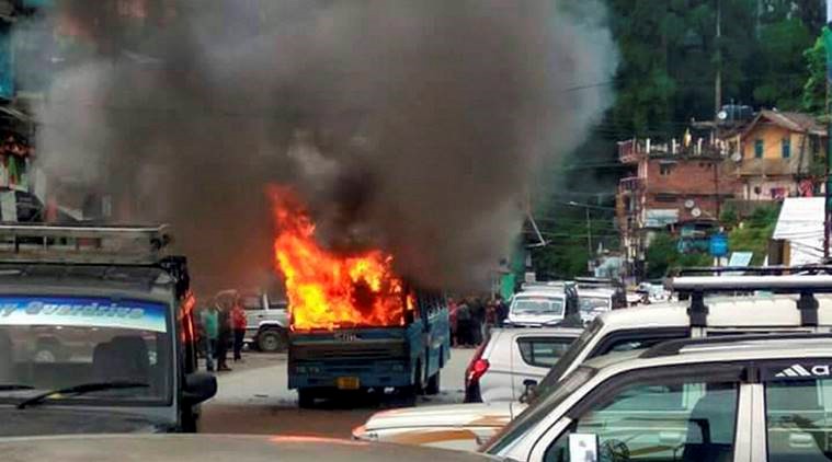 Protest turns violent in Darjeeling