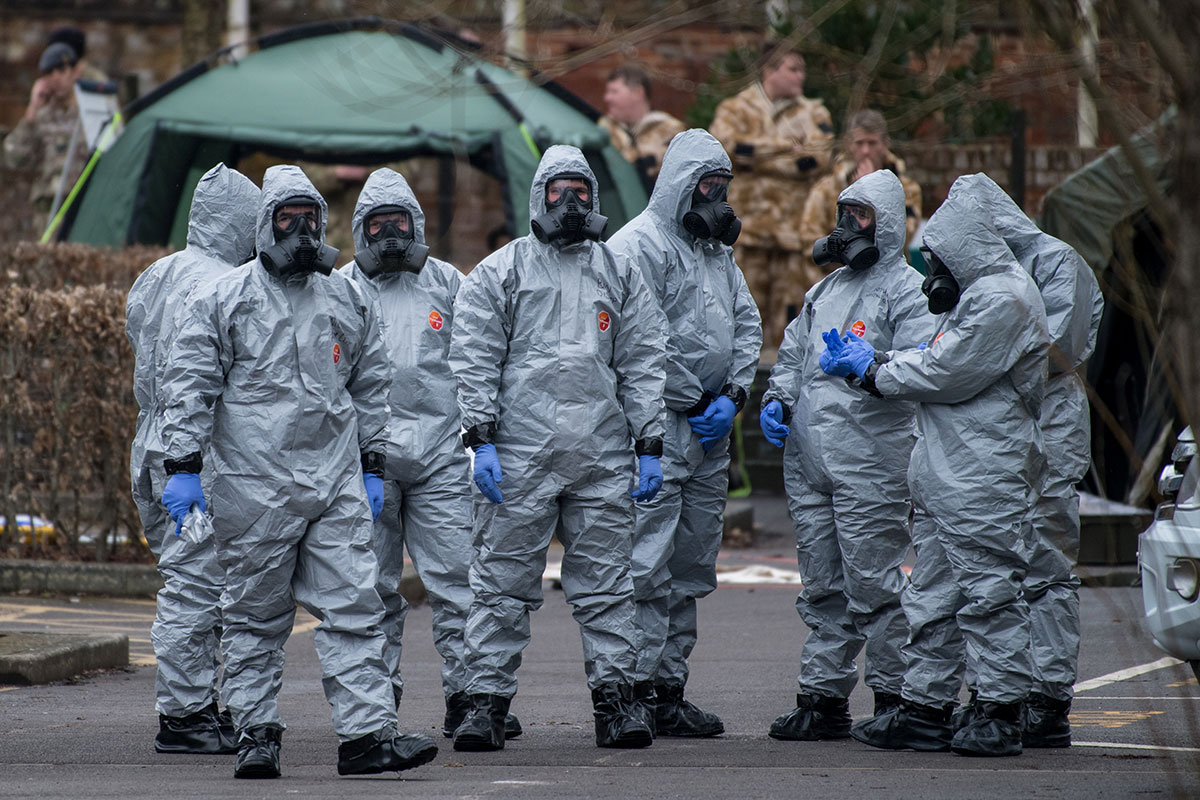 UK police cordon off Salisbury nerve gas attack area 