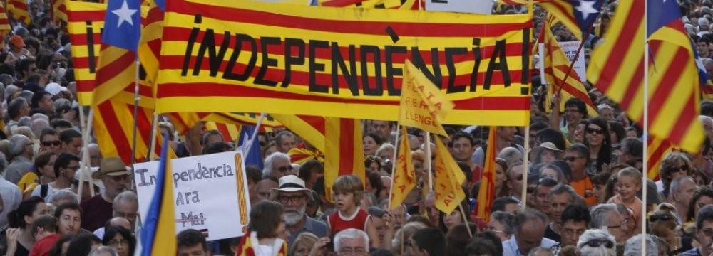 Catalonia to spilt from Spain?