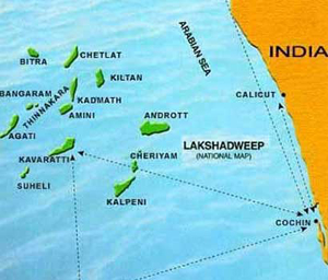 Lakshwadeep islands