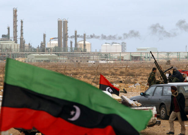 Libya cut oil output by half