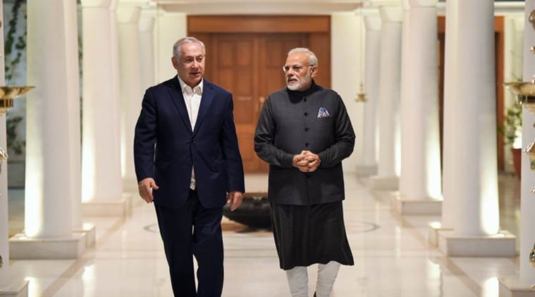 Netanyahu in India 
