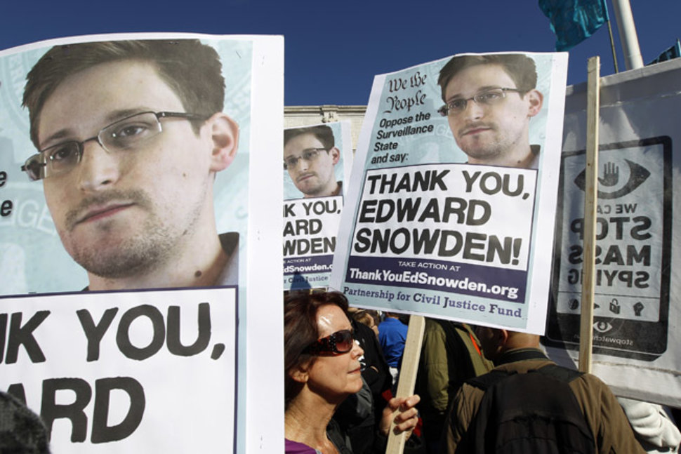 Refugees who sheltered Snowden