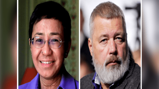 https://news.abplive.com/news/world/nobel-peace-prize-2021-awarded-maria-ressa-and-dmitry-muratov-for-their-efforts-to-safeguard-freedom-of-expression-1486642