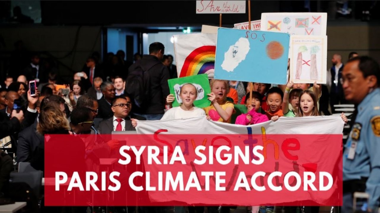 Syria joins Paris accord