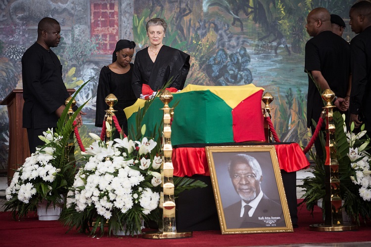 Kofi Annan's funeral: World leaders bid farewell to ex-UN chief